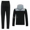 Chandal con Capucha del Liverpool 20-21 Negro y Gris