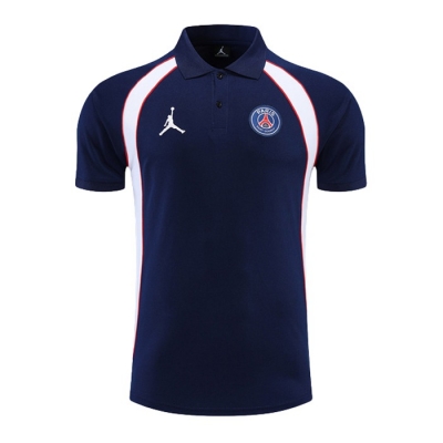 Camiseta Polo del Paris Saint-Germain Jordan 22-23 Azul Marino