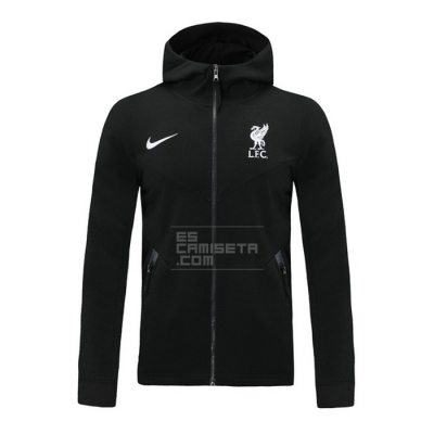Chaqueta con Capucha del Liverpool 2020-21 Negro