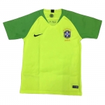 Portero Equipación Camiseta Brasil 2018 Amarillo Tailandia Portero Equipación Camiseta Brasil 2018 Amarillo Tailandia