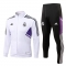 Chandal de Chaqueta del Real Madrid 22-23 Blanco y Purpura Chandal de Chaqueta del Real Madrid 22-23 Blanco y Purpura