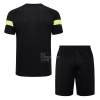 Chandal del Manchester City Manga Corta 2022-23 Negro - Pantalon Corto