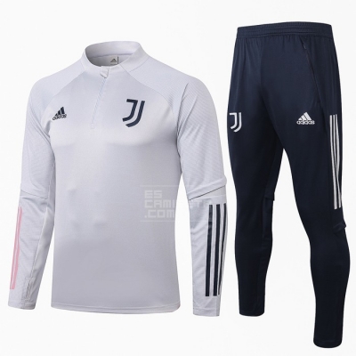 Chandal de Sudadera del Juventus Nino 20-21 Gris