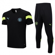 Chandal del Manchester City Manga Corta 2022-23 Negro