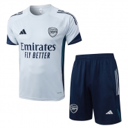 Chandal del Arsenal Manga Corta 25-26 Gris - Pantalon Corto Chandal del Arsenal Manga Corta 25-26 Gris - Pantalon Corto