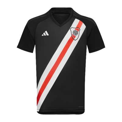Camiseta Pre Partido del River 2023 Negro AAA