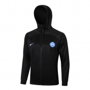 Chaqueta con Capucha del Inter Milan 24-25 Negro Chaqueta con Capucha del Inter Milan 24-25 Negro