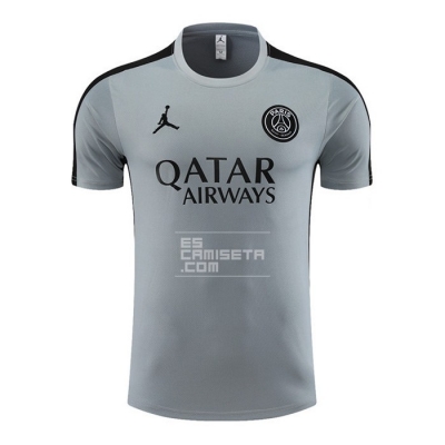 Camiseta de Entrenamiento Paris Saint-Germain Jordan 23-24 Gris