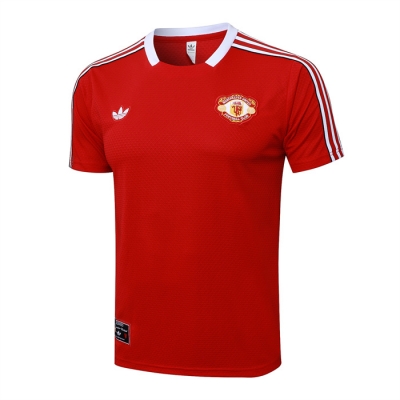 Camiseta de Entrenamiento Manchester United 25-26 Rojo