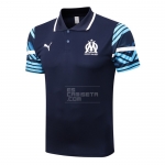 Camiseta Polo del Olympique Marsella 2022-2023 Azul Marino Camiseta Polo del Olympique Marsella 2022-2023 Azul Marino