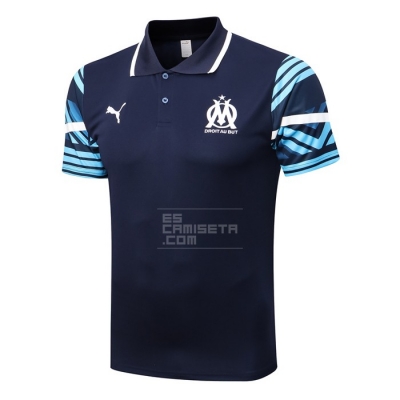 Camiseta Polo del Olympique Marsella 2022-2023 Azul Marino