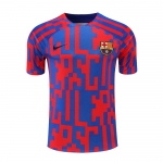 Camiseta de Entrenamiento Barcelona 22-23 Rojo y Azul Camiseta de Entrenamiento Barcelona 22-23 Rojo y Azul