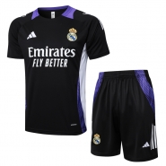 Chandal del Real Madrid Dragon Manga Corta 24-25 Negro y Purpura - Pantalon Corto Chandal del Real Madrid Dragon Manga Corta 24-25 Negro y Purpura - Pantalon Corto