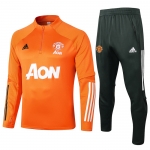 Chandal de Sudadera del Manchester United 20-21 Naranja Chandal de Sudadera del Manchester United 20-21 Naranja