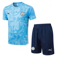 Chandal del Manchester City Manga Corta 25-26 Azul - Pantalon Corto Chandal del Manchester City Manga Corta 25-26 Azul - Pantalon Corto