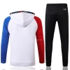 Chandal con Capucha del Paris Saint-Germain Nino 2020-21 Blanco