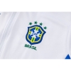 Chandal de Chaqueta del Brasil 24-25 Blanco