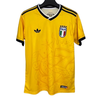 Camiseta Italia Special 2025 Tailandia Amarillo