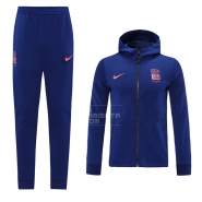 Chandal con Capucha del Chelsea 20-21 Purpura Chandal con Capucha del Chelsea 20-21 Purpura