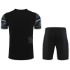 Chandal del Manchester City Manga Corta 22-23 Negro - Pantalon Corto