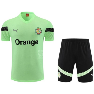 Chandal del Senegal Manga Corta 2023-24 Verde - Pantalon Corto