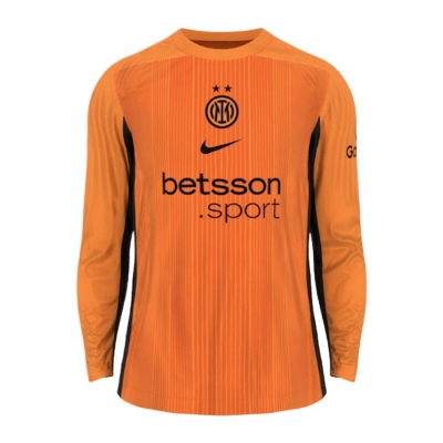 Manga Larga Camiseta Inter Milan Portero 25-26 Naranja