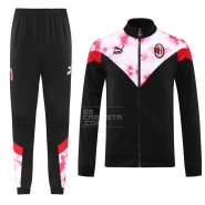 Chandal de Chaqueta del AC Milan 2022-23 Negro