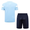 Chandal del Manchester City Manga Corta 22-23 Azul - Pantalon Corto