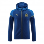 Chaqueta con Capucha del Olympique Marsella 23-24 Azul
