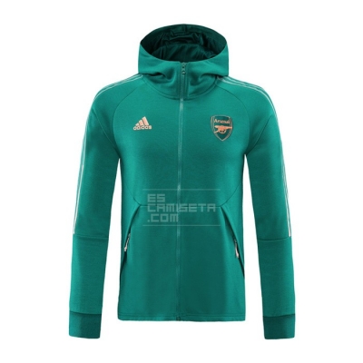 Chaqueta con Capucha del Arsenal 20-21 Verde
