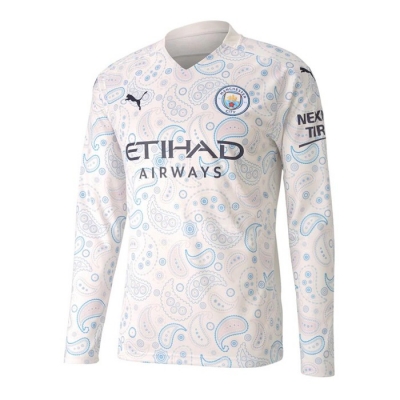 Manga Larga 3ª Equipacion Camiseta Manchester City 20-21