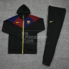 Chandal con Capucha del Barcelona 20/21 Negro