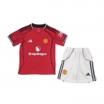 1a Equipacion Camiseta Manchester United Nino 25-26 1a Equipacion Camiseta Manchester United Nino 25-26