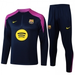 Chandal de Sudadera del Barcelona 25-26 Negro Purpura Chandal de Sudadera del Barcelona 25-26 Negro Purpura