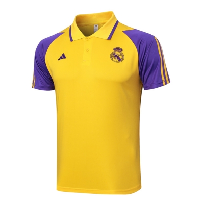 Camiseta Polo del Real Madrid 23-24 Amarillo