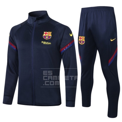 Chandal de Chaqueta del Barcelona 20/21 Azul