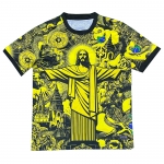 Camiseta Brasil Jesus 2024-2025 Amarillo Tailandia Camiseta Brasil Jesus 2024-2025 Amarillo Tailandia