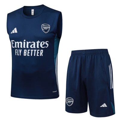 Chandal del Arsenal Sin Mangas 25-26 Azul Blanco