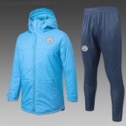 Chandal de Invierno del Manchester City 25-26 Azul Blanco Chandal de Invierno del Manchester City 25-26 Azul Blanco