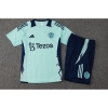 Chandal del Manchester United Manga Corta 24-25 Verde - Pantalon Corto