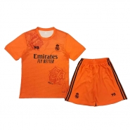 Camiseta Real Madrid Y-3 Nino 2024 Naranja Camiseta Real Madrid Y-3 Nino 2024 Naranja