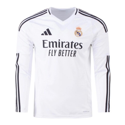 Manga Larga 1ª Equipacion Camiseta Real Madrid 24-25