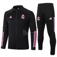 Chandal de Chaqueta del Real Madrid Nino 20-21 Negro Chandal de Chaqueta del Real Madrid Nino 20-21 Negro