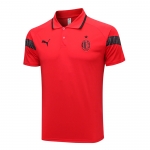 Camiseta Polo del AC Milan 23-24 Rojo Camiseta Polo del AC Milan 23-24 Rojo