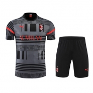 Chandal del AC Milan Manga Corta 22-23 Gris - Pantalon Corto