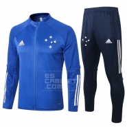 Chandal de Chaqueta del Cruzeiro 20/21 Azul Chandal de Chaqueta del Cruzeiro 20/21 Azul