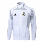 Chaqueta del Real Madrid 25-26 Blanco Gris Chaqueta del Real Madrid 25-26 Blanco Gris