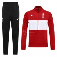 Chandal de Chaqueta del Liverpool 20-21 Rojo y Blanco Chandal de Chaqueta del Liverpool 20-21 Rojo y Blanco