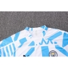 Chandal de Sudadera del Manchester City 22-23 Blanco y Azul