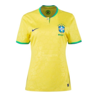 1ª Equipacion Camiseta Brasil Mujer 2022